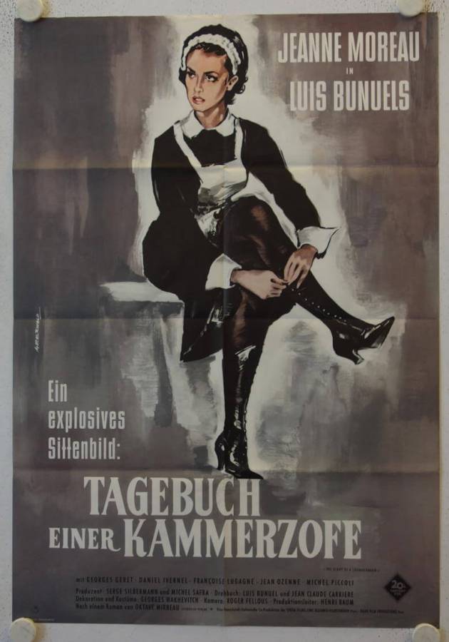 The Diary of a Chambermaid original release german movie poster